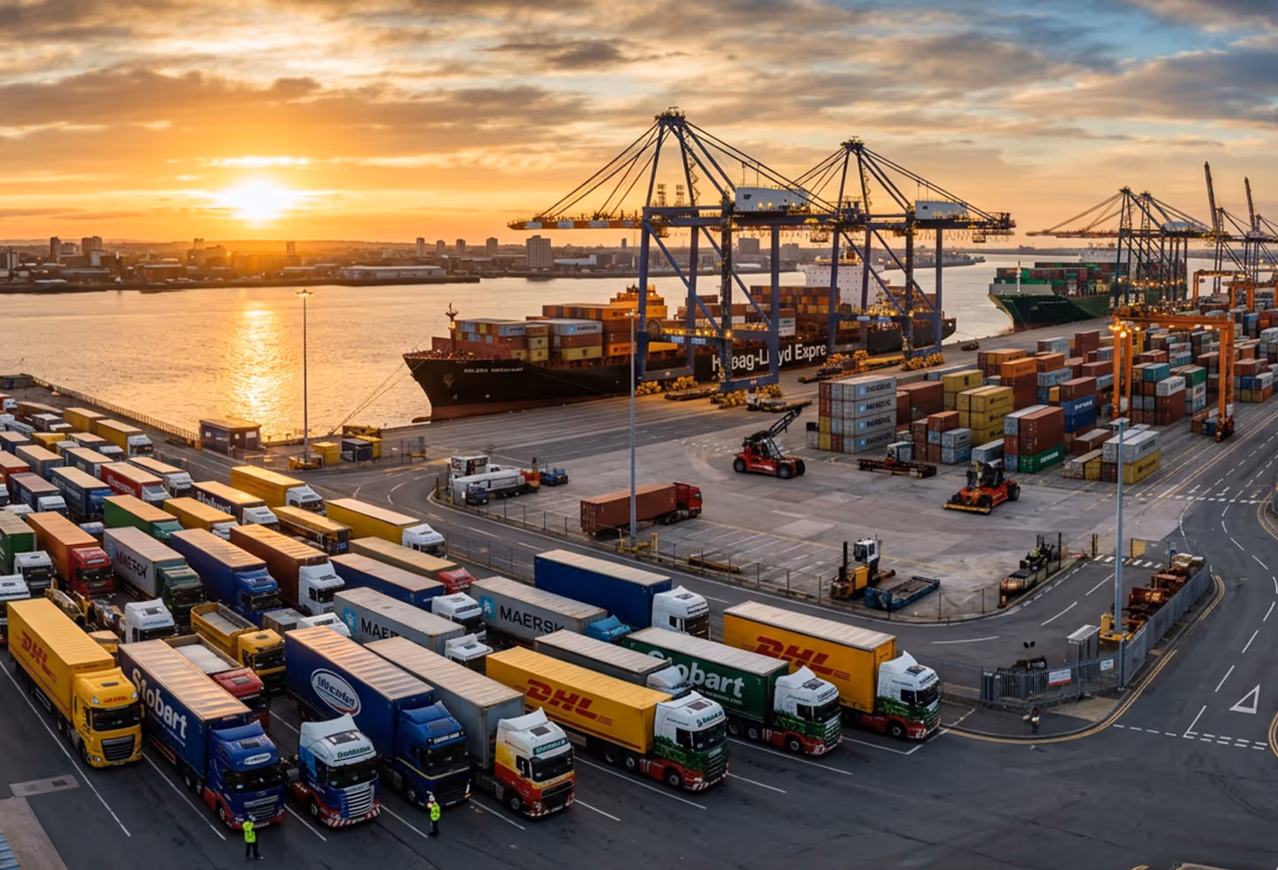 image of team collaboration (for a trucking company)