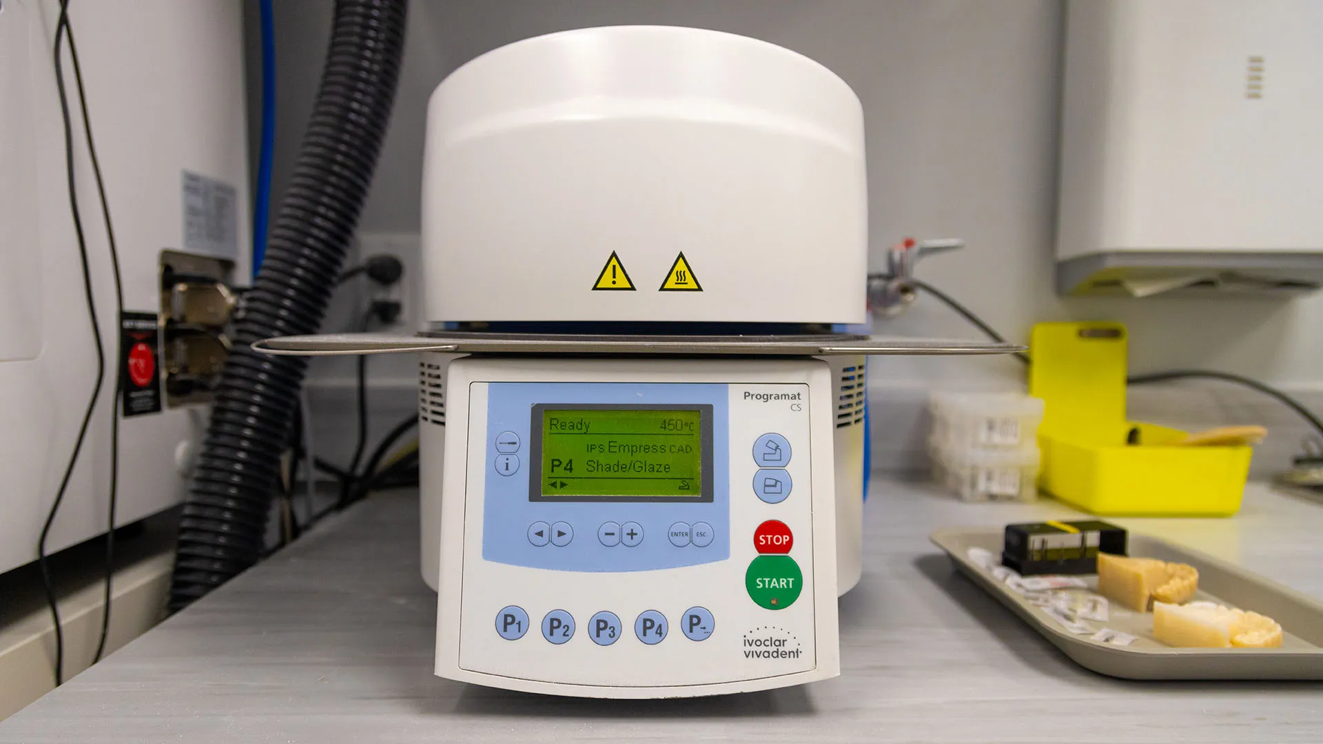 Secure lab equipment.