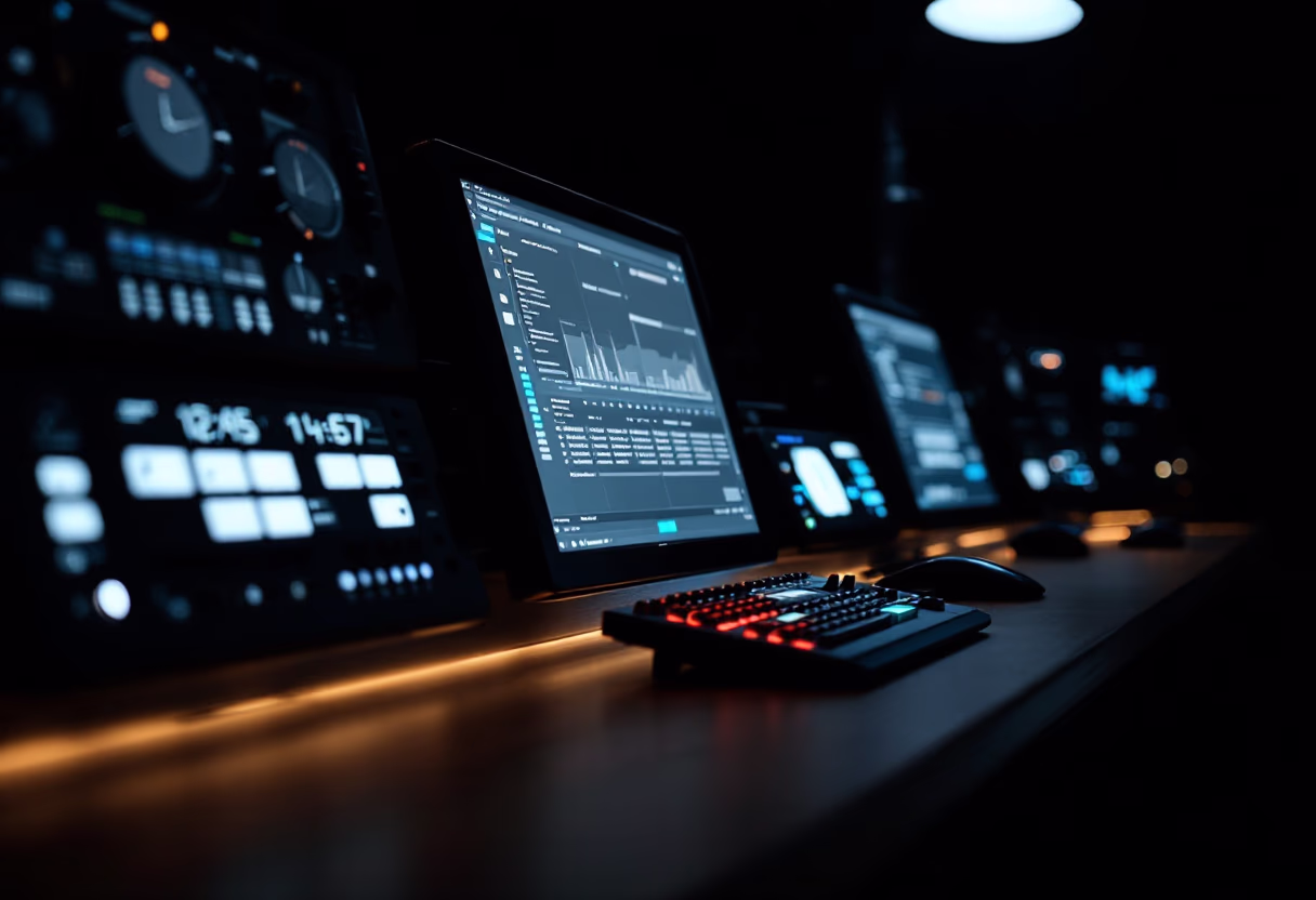 [background image] image of dispatch center (for a courier & delivery service)