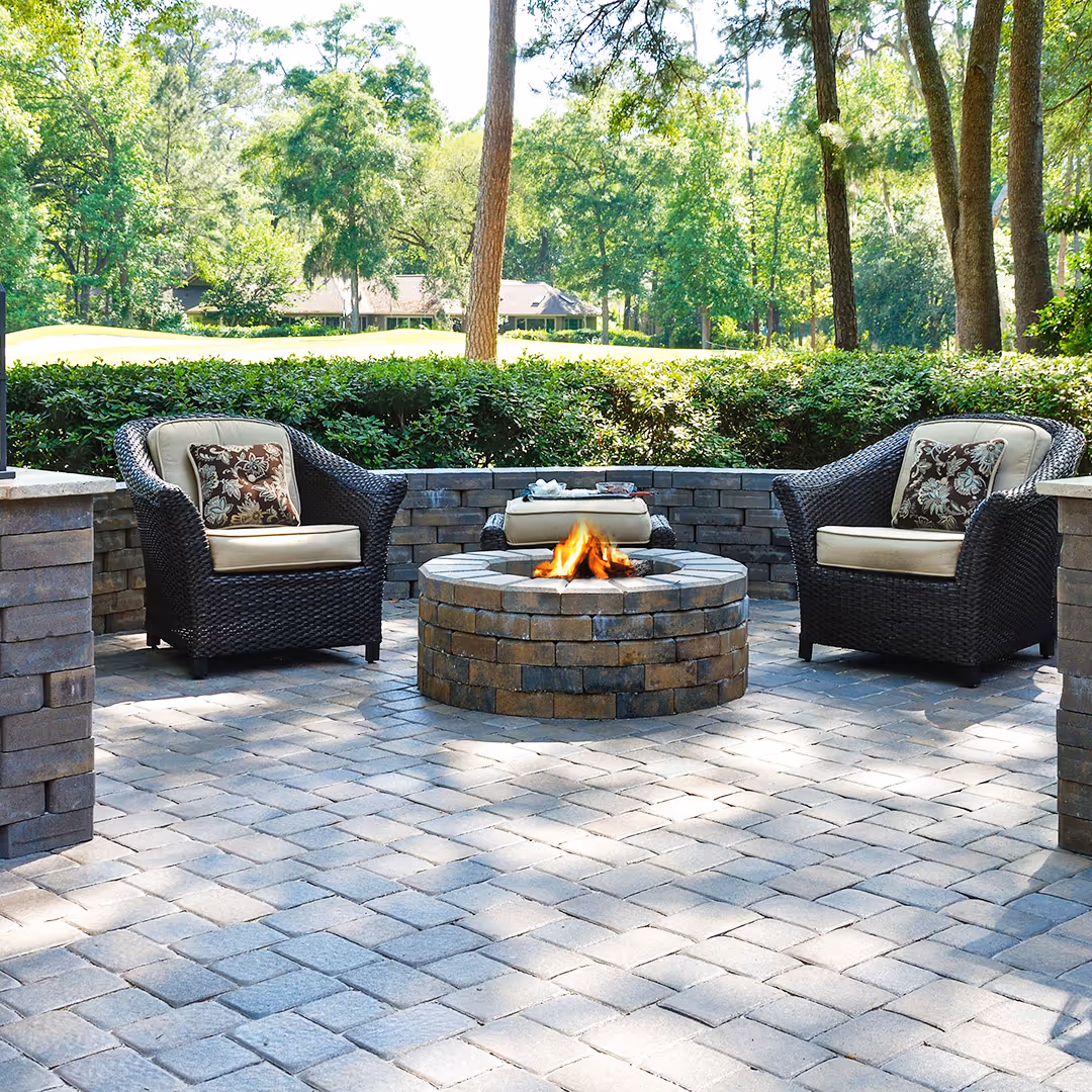 Outdoor living space design and hardscaping services in Wisconsin