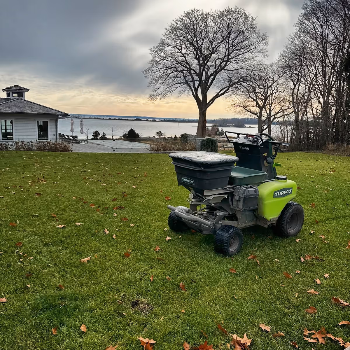Lawn fertilization and weed control services near me