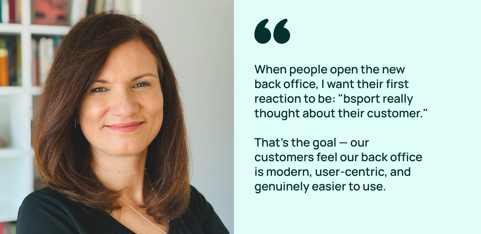 Angela Pesta, Head of UX at bsport