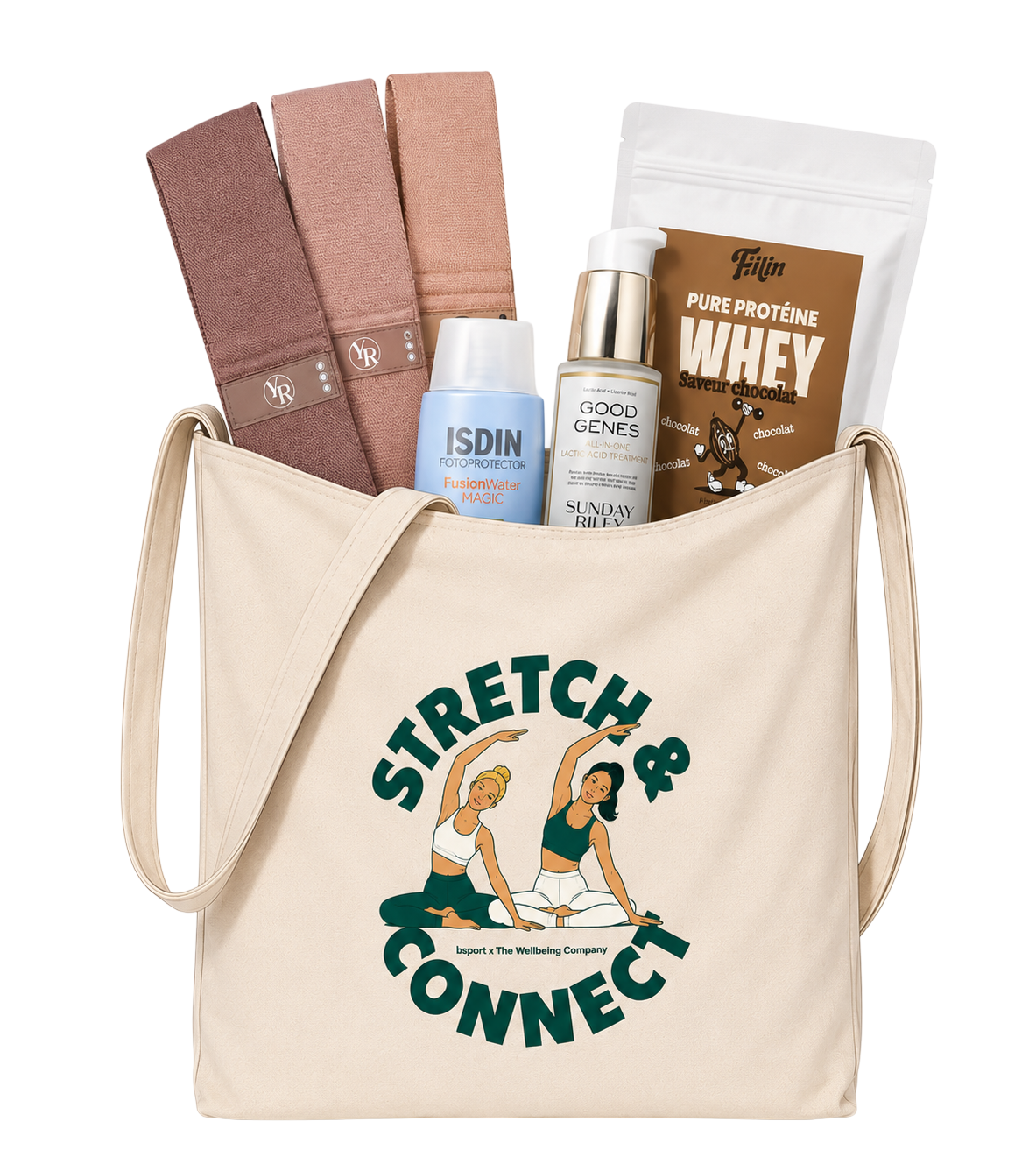 Goody bag filled with surprises from our sponsors