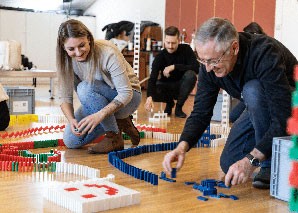 Domino géant, matériel et mise en place dans vos locaux
