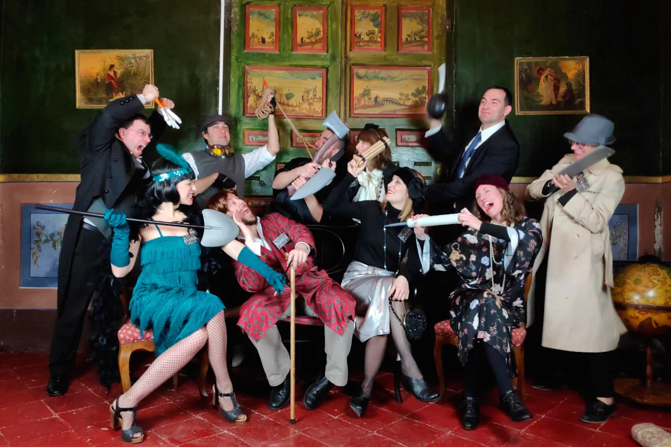 Cluedo Géant, moment de cohésion d'équipe réussi