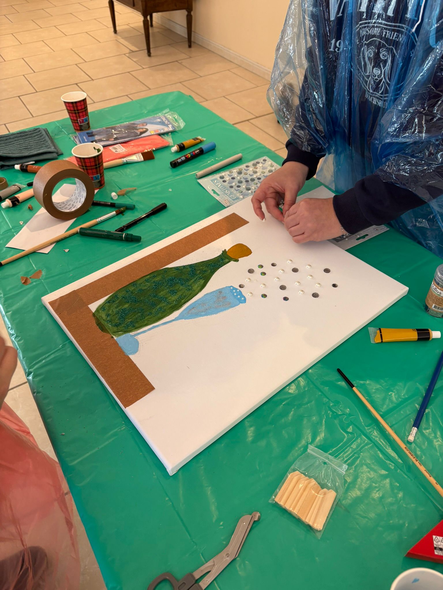 Fresque géante collective, matériel et mise en place dans vos locaux