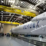 A photo of an aerospace facility