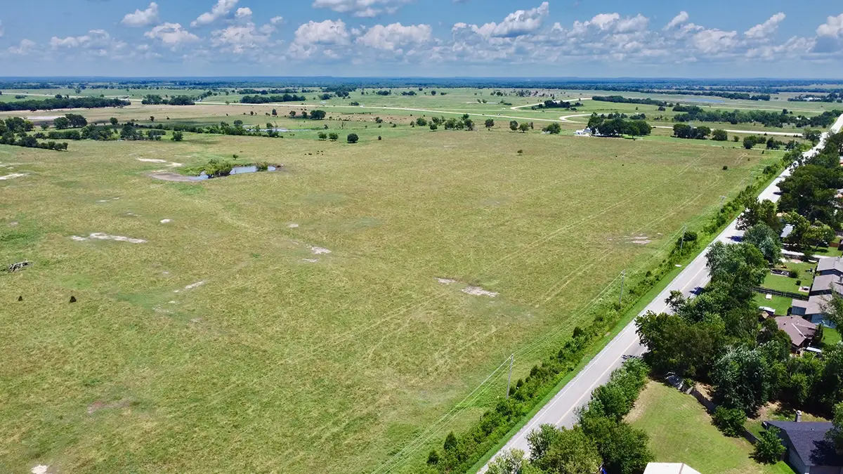 An overhead photo of the Fair Oaks Innovation Park site