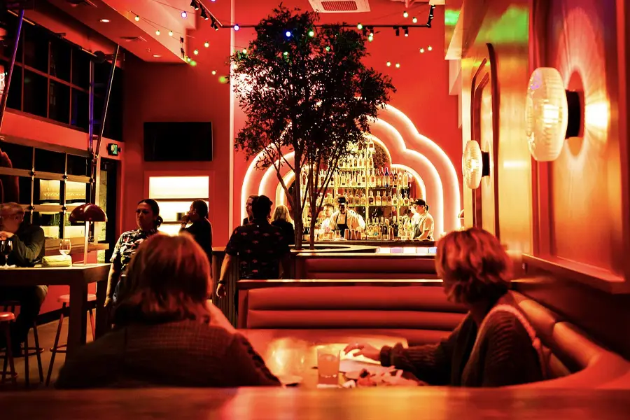 A photo of the interior of a restaurant in Tulsa, Oklahoma