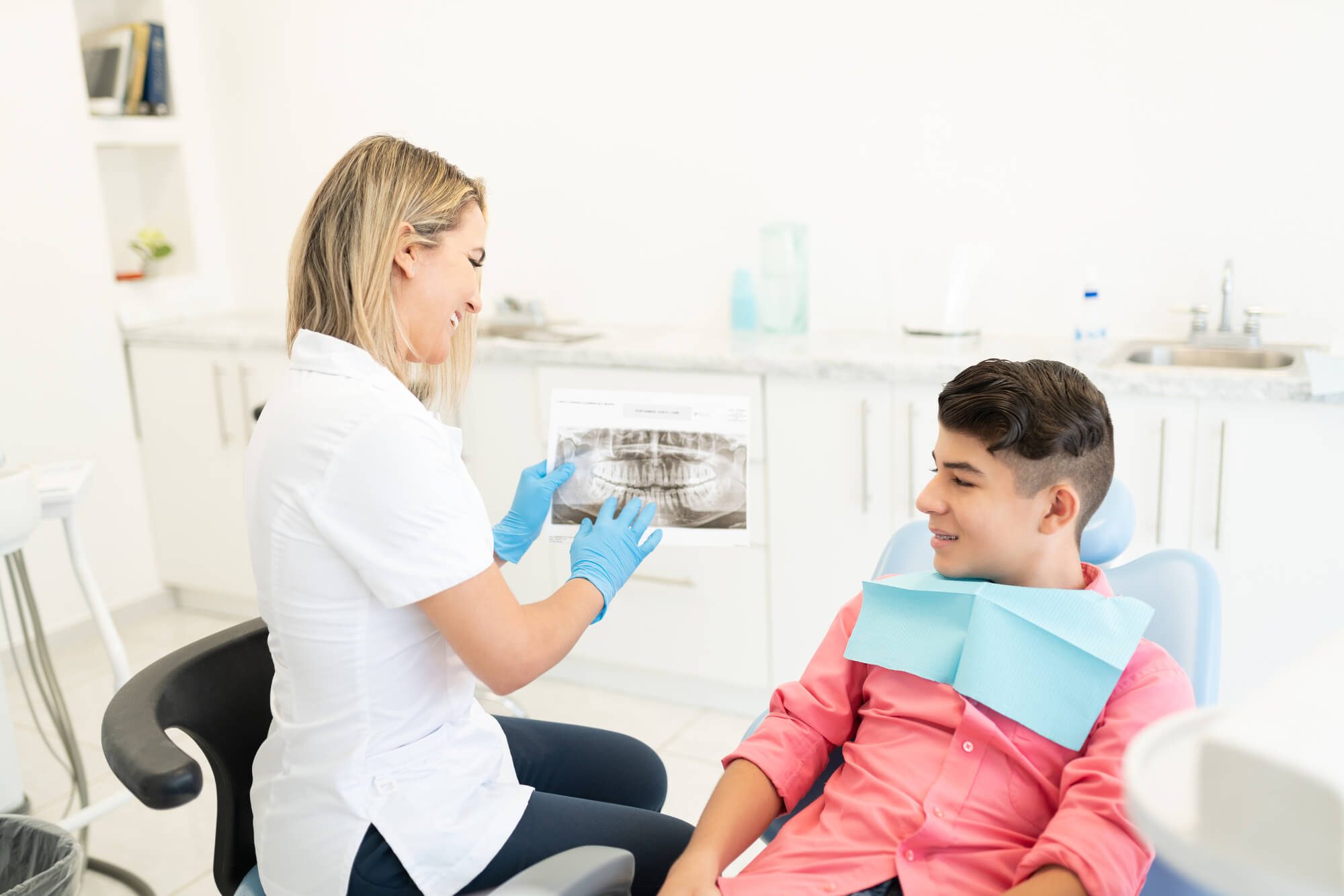 a teenage boy at Dentist in Hamburg NJ