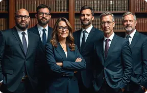 Professional law firm team dedicated to client advocacy and legal representation