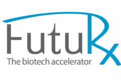 FuturRx logo with tagline The biotech accelerator.