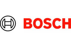 Bosch brand logo in red text on a black background.