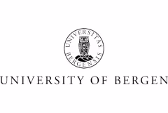 University of Bergen emblem with a stylized owl and Latin text.