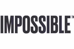 Impossible brand logo in black capital letters on white background.