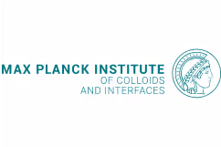 Max Planck Institute of Colloids and Interfaces logo with a circular emblem featuring a profile of a classical figure.