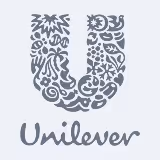 Unilever logo featuring a large decorative U formed by various icons above the word 'Unilever'.