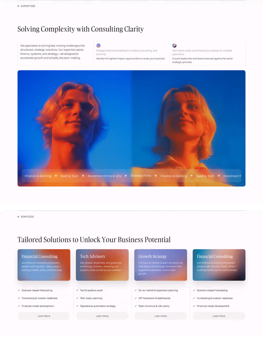Thinkwise consulting website template