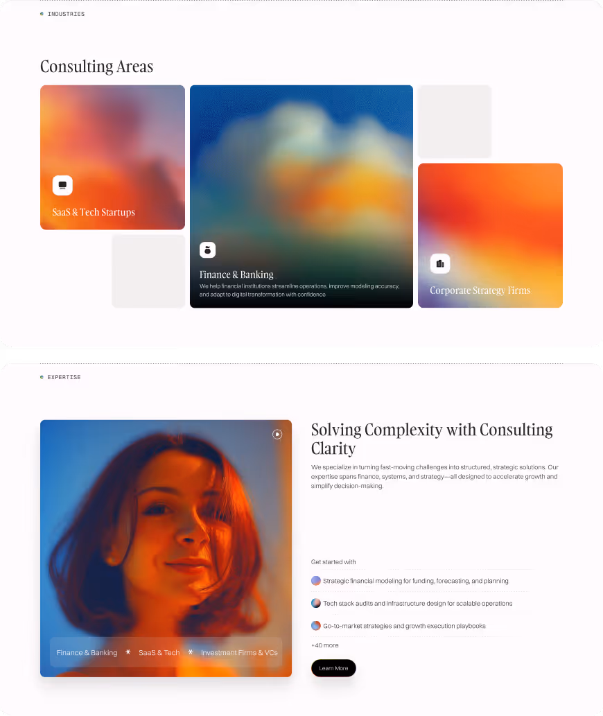 Thinkwise consulting website template