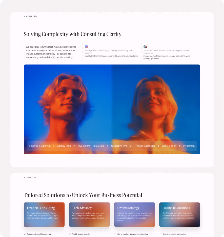 Thinkwise consulting website template
