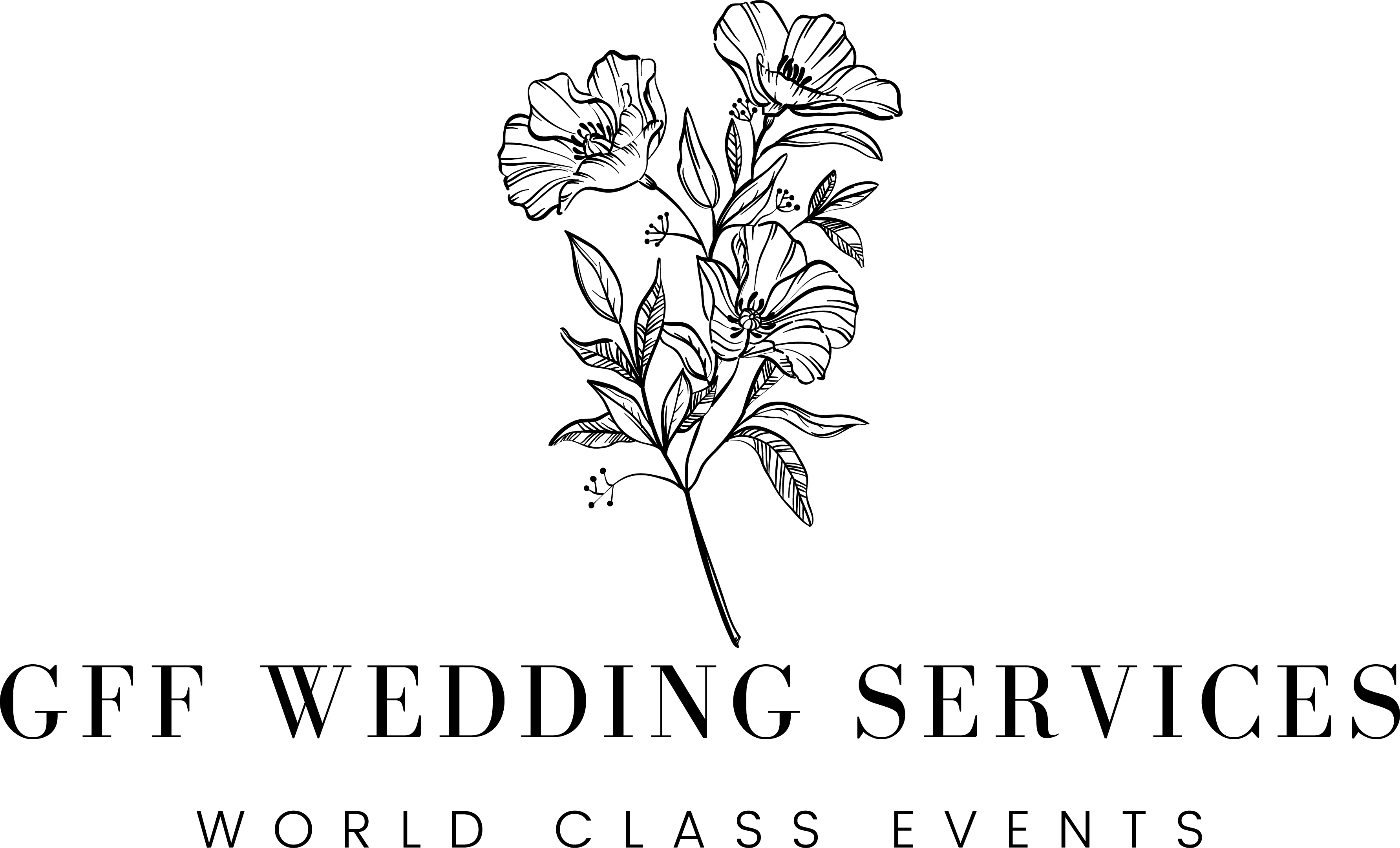 GFF Wedding Services vertical logo