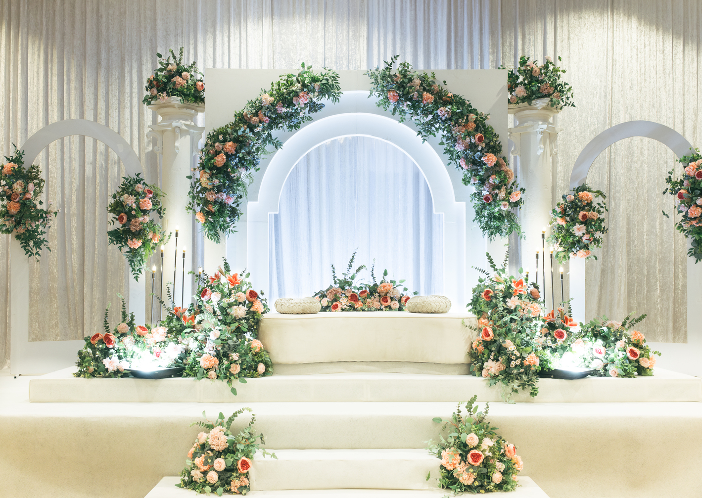 GFF Wedding Services venue example with flowers