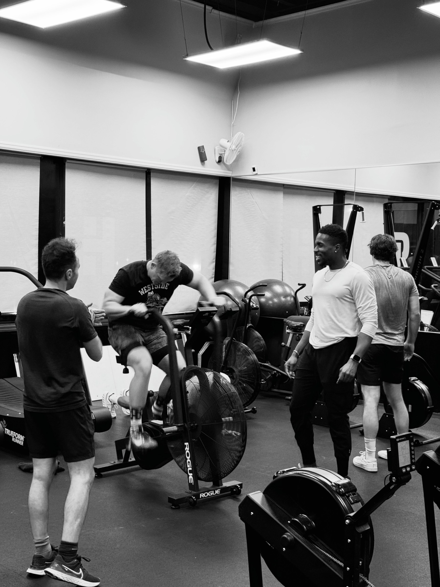 Structured group performance training session at AREN Athletic NYC.