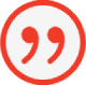Circle with quote marks in it