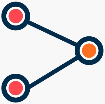 Abstract looking share icon