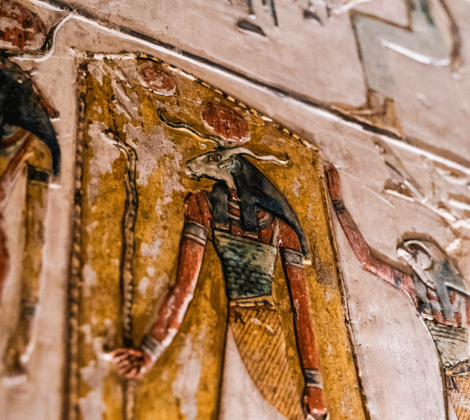 Tombes de la Vallée des Rois en Égypte, site emblématique de la civilisation pharaonique et sépulture des pharaons.