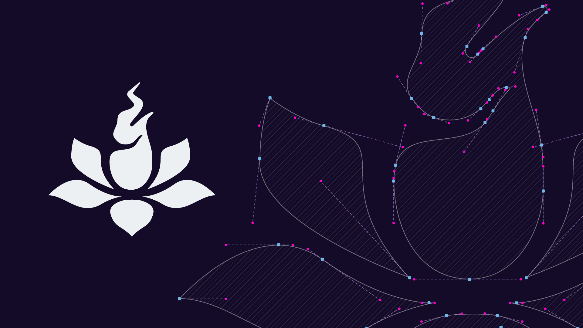 Spirit Blossom Beyond — visual identity artboard