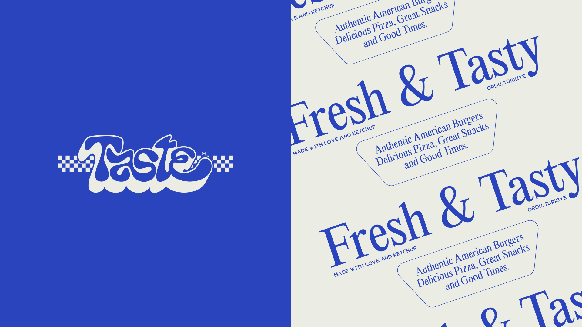 Taste brand identity — application detail 002