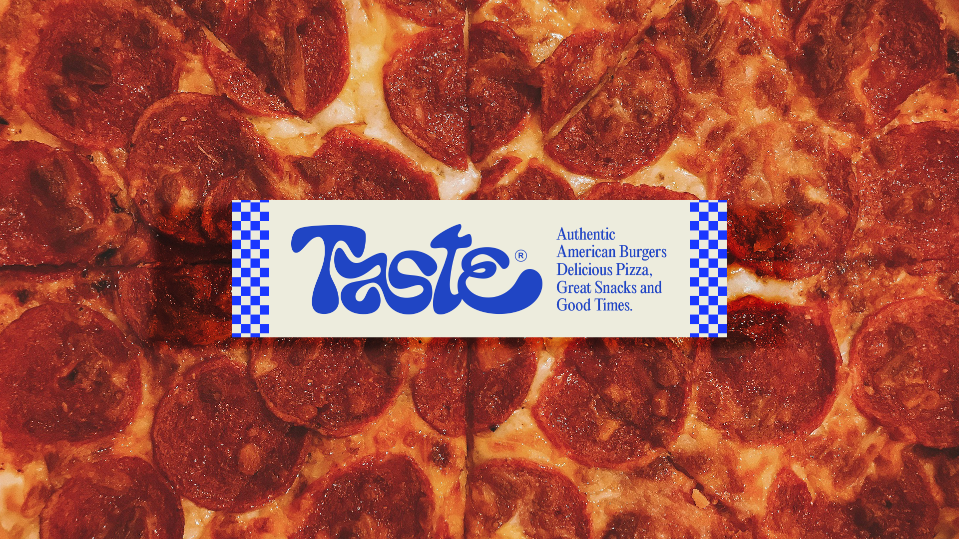 Taste brand identity — application detail 08