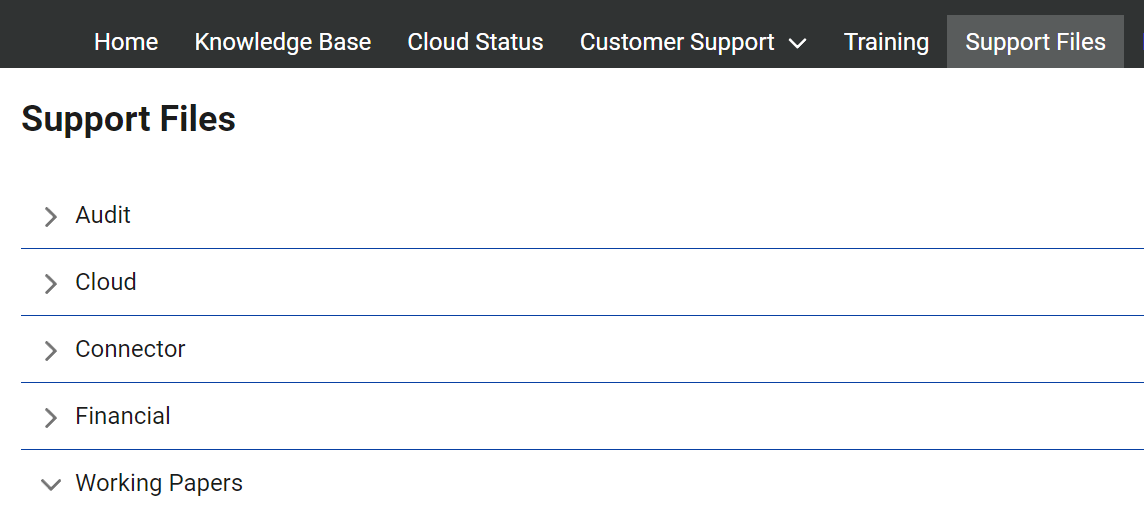Support Files.