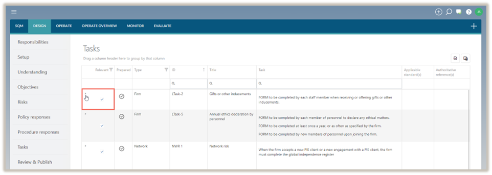 Modify a task.