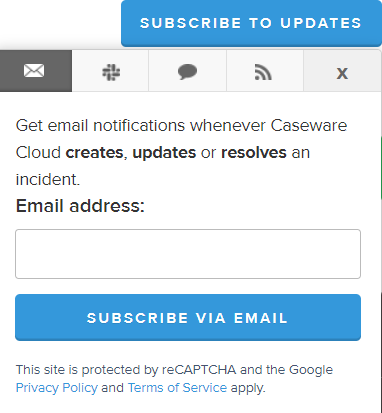 Subscribe to Updates.