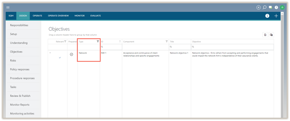Apply filters to columns.