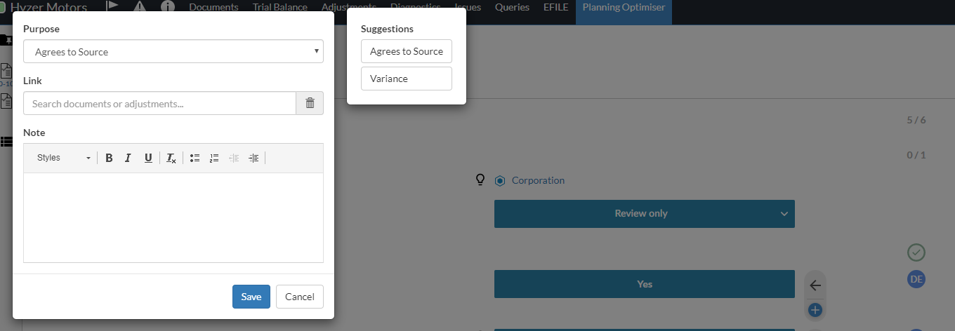 Suggestions for adding annotations