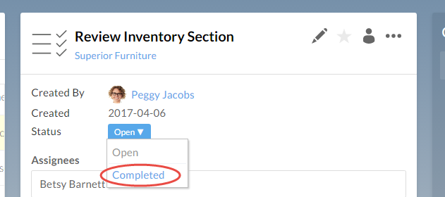 Change your task's status to Completed to clear it