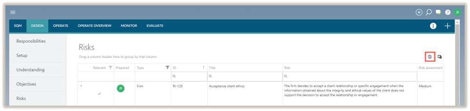 Optiont to add a new annotation under the DESIGN tab.