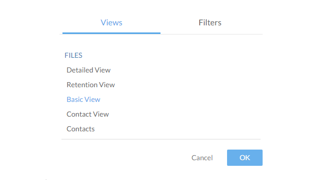 Filtering File Gadgets