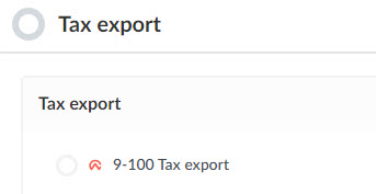 Tax export.