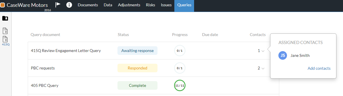 Query Dashboard