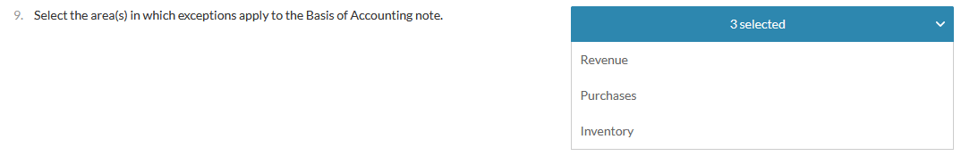 Basis of Accounting question in the Optimiser.