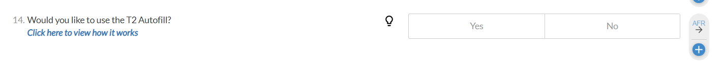 The T2 Autofill procedure in the 0-10 Planning Optimiser.