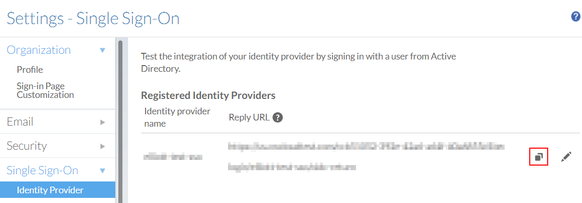 Use the Copy to Clipboard button to copy your reply URL.