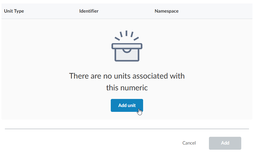 Add units to this numeric.