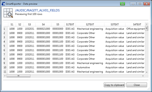 Example for the "Preview” feature