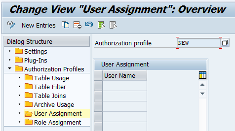 Change user assignment