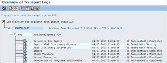 Transport Logs